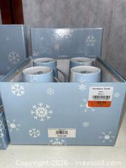 MaxSold Auction: livingQUARTERS Holiday Mugs & Dessert Plates (Sets of 4) with Gift Tags - Warwick (Rhode Island, USA) SELLER MANAGED Reseller Online Auction - Warwick Avenue