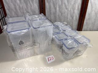 MaxSold Auction: Lock & Lock Plastic Food Storage Container Set - 12 Pieces - Warwick (Rhode Island, USA) SELLER MANAGED Reseller Online Auction - Warwick Avenue