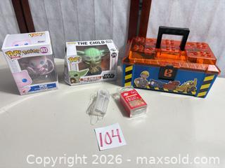 MaxSold Auction: Lot: Funko Pop Figures, Bob the Builder Toolbox & String Lights - Warwick (Rhode Island, USA) SELLER MANAGED Reseller Online Auction - Warwick Avenue
