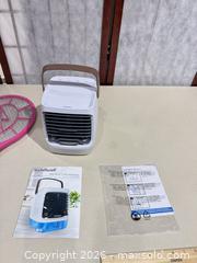 MaxSold Auction: Lot of 3: Chillwell Portable Air Cooler, Bug Zapper Racket, Manual - Warwick (Rhode Island, USA) SELLER MANAGED Reseller Online Auction - Warwick Avenue