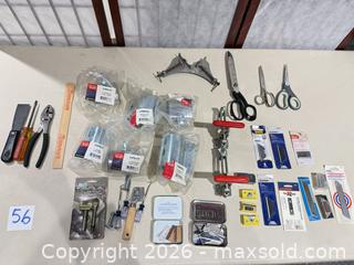 MaxSold Auction: Lot of Hand Tools: Clamps, Blades, Scissors, Pliers, Screwdrivers - Warwick (Rhode Island, USA) SELLER MANAGED Reseller Online Auction - Warwick Avenue
