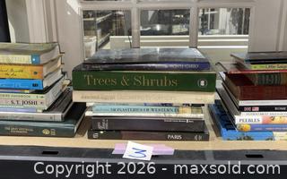 MaxSold Auction: Lot of Mixed Hardcover & Paperback Books: Travel, Cookbooks, Fiction - Warwick (Rhode Island, USA) SELLER MANAGED Reseller Online Auction - Warwick Avenue
