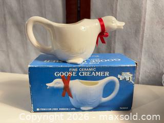 MaxSold Auction: Mixed White Ceramic Tableware Set — Royal Norfolk Plates & Vintage Goose Creamer - Warwick (Rhode Island, USA) SELLER MANAGED Reseller Online Auction - Warwick Avenue