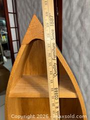 MaxSold Auction: Nautical Wood Decorative Shelf, 3 Tiers - Warwick (Rhode Island, USA) SELLER MANAGED Reseller Online Auction - Warwick Avenue