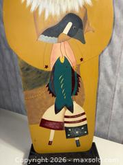 MaxSold Auction: Nautical Wooden Decoration with Canvas Accents - Warwick (Rhode Island, USA) SELLER MANAGED Reseller Online Auction - Warwick Avenue