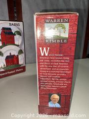 MaxSold Auction: Sakura Warren Kimble Stoneware Dessert/Salad Plates, Barns Pattern (16) - Warwick (Rhode Island, USA) SELLER MANAGED Reseller Online Auction - Warwick Avenue