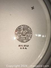 MaxSold Auction: The French Saxon China Co. Porcelain Dinner Plate, Serving Platters - Warwick (Rhode Island, USA) SELLER MANAGED Reseller Online Auction - Warwick Avenue