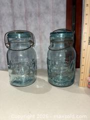 MaxSold Auction: Vintage Atlas & Mason Canning / Decorative Glass Jars, Lamp - Warwick (Rhode Island, USA) SELLER MANAGED Reseller Online Auction - Warwick Avenue