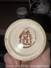 MaxSold Auction: Vintage Gerz German Westerwald Stoneware Pitcher and Shot Glasses - Warwick (Rhode Island, USA) SELLER MANAGED Reseller Online Auction - Warwick Avenue