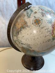 MaxSold Auction: Vintage Mid-Century Table Lamp and Desk Globe, 32 in - Warwick (Rhode Island, USA) SELLER MANAGED Reseller Online Auction - Warwick Avenue