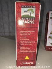 MaxSold Auction: Warren Kimble Sakura Stoneware Dessert/Salad Plates, Red Barn (12) - Warwick (Rhode Island, USA) SELLER MANAGED Reseller Online Auction - Warwick Avenue