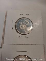 MaxSold Auction: 4x1964 unc. Cnd. .25c pcs. - Hamilton (Ontario, Canada) SELLER MANAGED Downsizing Online Auction - Cochrane Road