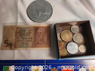 MaxSold Auction: Foreign coin lot - Hamilton (Ontario, Canada) SELLER MANAGED Downsizing Online Auction - Cochrane Road