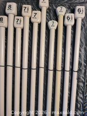 MaxSold Auction: Knitting needles & holder - Hamilton (Ontario, Canada) SELLER MANAGED Downsizing Online Auction - Cochrane Road