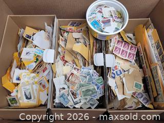 MaxSold Auction: Large lot of Canadian stamps  - Hamilton (Ontario, Canada) SELLER MANAGED Downsizing Online Auction - Cochrane Road