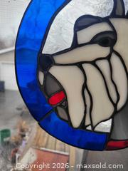 MaxSold Auction: Stained glass dog - Hamilton (Ontario, Canada) SELLER MANAGED Downsizing Online Auction - Cochrane Road