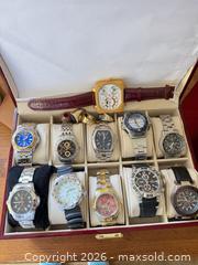 MaxSold Auction: Assorted Wrist Watches, Rings and Display Storage Box (20+) - Surrey (British Columbia, Canada) SELLER MANAGED Estate Sale Online Auction -  16 Avenue