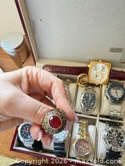 MaxSold Auction: Assorted Wrist Watches, Rings and Display Storage Box (20+) - Surrey (British Columbia, Canada) SELLER MANAGED Estate Sale Online Auction -  16 Avenue