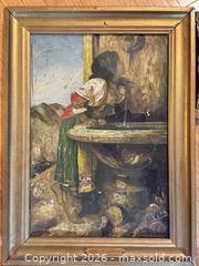 MaxSold Auction: Large Framed Oil Painting with Mirror, Gold Gilt Frame - Surrey (British Columbia, Canada) SELLER MANAGED Estate Sale Online Auction -  16 Avenue