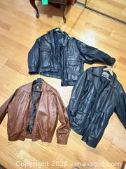 MaxSold Auction: Leather Jackets (Lambskin & Mixed) — Black/Brown, Sizes 44, 46 & XL - Surrey (British Columbia, Canada) SELLER MANAGED Estate Sale Online Auction -  16 Avenue