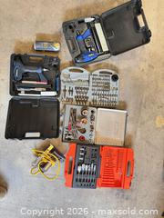 MaxSold Auction: Lot of 6–15 Power Tools with Multiple Carrying Cases, drill bits - Surrey (British Columbia, Canada) SELLER MANAGED Estate Sale Online Auction -  16 Avenue