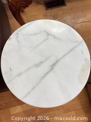 MaxSold Auction: Marble Top Plant Stand with Wood Base and Brass Accents - Surrey (British Columbia, Canada) SELLER MANAGED Estate Sale Online Auction -  16 Avenue