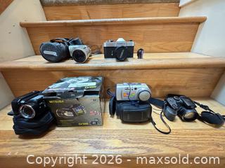 MaxSold Auction: Mixed Camera Lot — Yashica, Sony, GE, Mitsuba - Surrey (British Columbia, Canada) SELLER MANAGED Estate Sale Online Auction -  16 Avenue