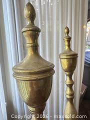 MaxSold Auction: Pair - Antique Brass Finish, Colonial Style - Surrey (British Columbia, Canada) SELLER MANAGED Estate Sale Online Auction -  16 Avenue