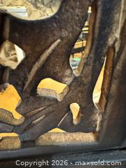 MaxSold Auction: Stained Wood 3-Panel Folding Room Divider with Carved Floral Motif - Surrey (British Columbia, Canada) SELLER MANAGED Estate Sale Online Auction -  16 Avenue