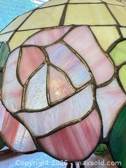 MaxSold Auction: Tiffany-style Stained Glass Table Lamp with Metal Base - Surrey (British Columbia, Canada) SELLER MANAGED Estate Sale Online Auction -  16 Avenue