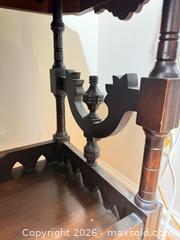 MaxSold Auction: Victorian-Style Solid Wood Side Table with Carved Details - Surrey (British Columbia, Canada) SELLER MANAGED Estate Sale Online Auction -  16 Avenue