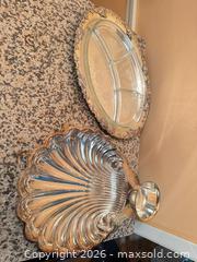 MaxSold Auction: Wm Rogers Silverplate Serving Platter with Glass Relish Insert - Surrey (British Columbia, Canada) SELLER MANAGED Estate Sale Online Auction -  16 Avenue