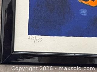 MaxSold Auction: Emile Bellet “Embrasure Solaire” Signed & Numbered Lithograph – Framed (Needs Adjustment)  - Toronto (Ontario, Canada) SUPER SHORT NOTICE PARTNER MANAGED Estate Sale Online Auction -  Wellington Street East (CONDO)