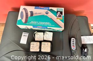 MaxSold Auction: Massage & Muscle Therapy Lot – Conair Body Trainer + Dr. Ho’s Units - Toronto (Ontario, Canada) SUPER SHORT NOTICE PARTNER MANAGED Estate Sale Online Auction -  Wellington Street East (CONDO)