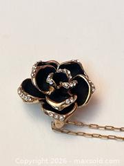 MaxSold Auction: Pica LéLa Royal Rose Enamel & Crystal Pendant – Chain Marked 750 SP18 - Toronto (Ontario, Canada) SUPER SHORT NOTICE PARTNER MANAGED Estate Sale Online Auction -  Wellington Street East (CONDO)