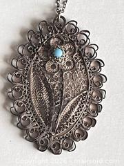 MaxSold Auction: Vintage Pendant Necklace Lot – 3 Pieces (Filigree, Purple Drop, Rhinestone) - Toronto (Ontario, Canada) SUPER SHORT NOTICE PARTNER MANAGED Estate Sale Online Auction -  Wellington Street East (CONDO)