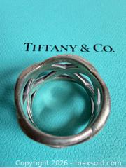 MaxSold Auction: Tiffany Sterling Silver Braided Celtic Love Knot Eternity Band Ring  - Toronto (Ontario, Canada) PARTNER MANAGED Estate Sale Online Auction - Esander Drive (STORAGE)