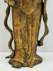 MaxSold Auction: Vintage Painted Iron Standing Bodhisattva Buddha Statue - Toronto (Ontario, Canada) PARTNER MANAGED Estate Sale Online Auction - Esander Drive (STORAGE)