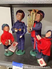 MaxSold Auction: Byers Choice Christmas Caroler Figurines with Instruments Set of 6+  - Vienna (Virginia, USA) PARTNER MANAGED Estate Sale Online Auction - Mill Wheel Lane