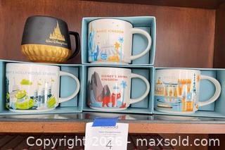MaxSold Auction: Disney x Starbucks Walt Disney World Mug Set of 5 - Vienna (Virginia, USA) PARTNER MANAGED Estate Sale Online Auction - Mill Wheel Lane