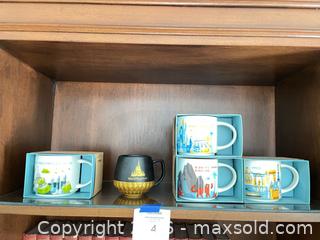 MaxSold Auction: Disney x Starbucks Walt Disney World Mug Set of 5 - Vienna (Virginia, USA) PARTNER MANAGED Estate Sale Online Auction - Mill Wheel Lane