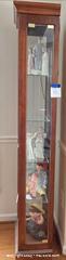 MaxSold Auction: Glass Curio / Display Cabinet, 5+ Shelves, Narrow Medium Height - Vienna (Virginia, USA) PARTNER MANAGED Estate Sale Online Auction - Mill Wheel Lane