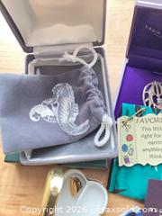 MaxSold Auction: Lot of 25+ Lapel Pins, Brooches, Keychains, Charms & Trinket Boxes - Vienna (Virginia, USA) PARTNER MANAGED Estate Sale Online Auction - Mill Wheel Lane