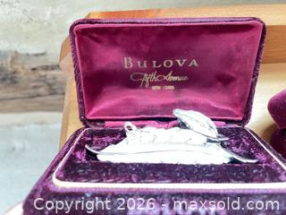 MaxSold Auction: Lot of 4 Pendants/Charms – 14K Gold & Silver-Tone, Velvet Box - Vienna (Virginia, USA) PARTNER MANAGED Estate Sale Online Auction - Mill Wheel Lane