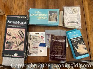 MaxSold Auction: Lot of 5–8 Silver Polishing Cloths & Accessories (Mixed Brands) - Vienna (Virginia, USA) PARTNER MANAGED Estate Sale Online Auction - Mill Wheel Lane