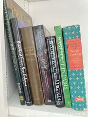 MaxSold Auction: Lot of 6–10 Hardcover Cookbooks: Regional, French & Baking - Vienna (Virginia, USA) PARTNER MANAGED Estate Sale Online Auction - Mill Wheel Lane