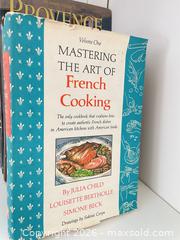 MaxSold Auction: Lot of 6–10 Hardcover Cookbooks: Regional, French & Baking - Vienna (Virginia, USA) PARTNER MANAGED Estate Sale Online Auction - Mill Wheel Lane