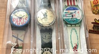 MaxSold Auction: Lot of Other Fashion Watches - Olympic & Travel Themes - Vienna (Virginia, USA) PARTNER MANAGED Estate Sale Online Auction - Mill Wheel Lane