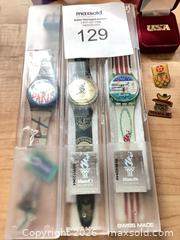 MaxSold Auction: Lot of Other Fashion Watches - Olympic & Travel Themes - Vienna (Virginia, USA) PARTNER MANAGED Estate Sale Online Auction - Mill Wheel Lane