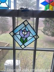 MaxSold Auction: Set of 4 Stained Glass Panels - Vienna (Virginia, USA) PARTNER MANAGED Estate Sale Online Auction - Mill Wheel Lane